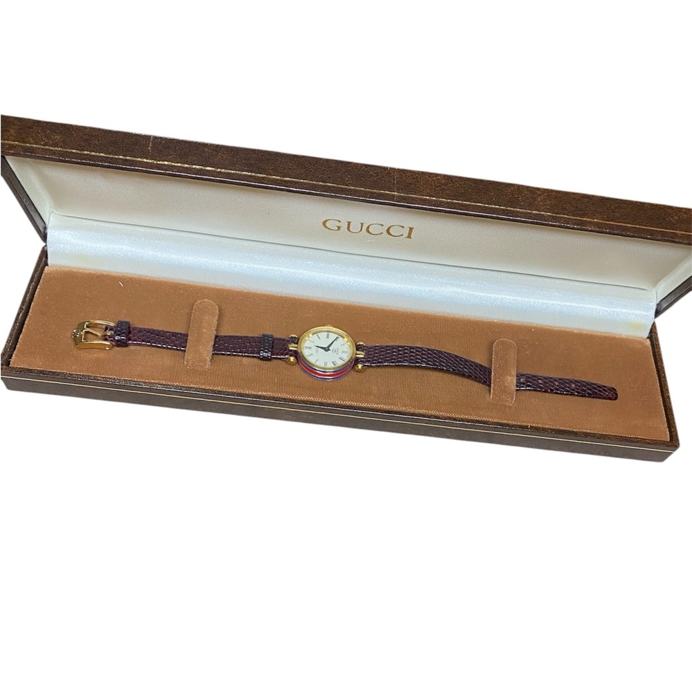 Authentic Vintage Sherry Line Gucci Watch in Box - Picture 2 of 12